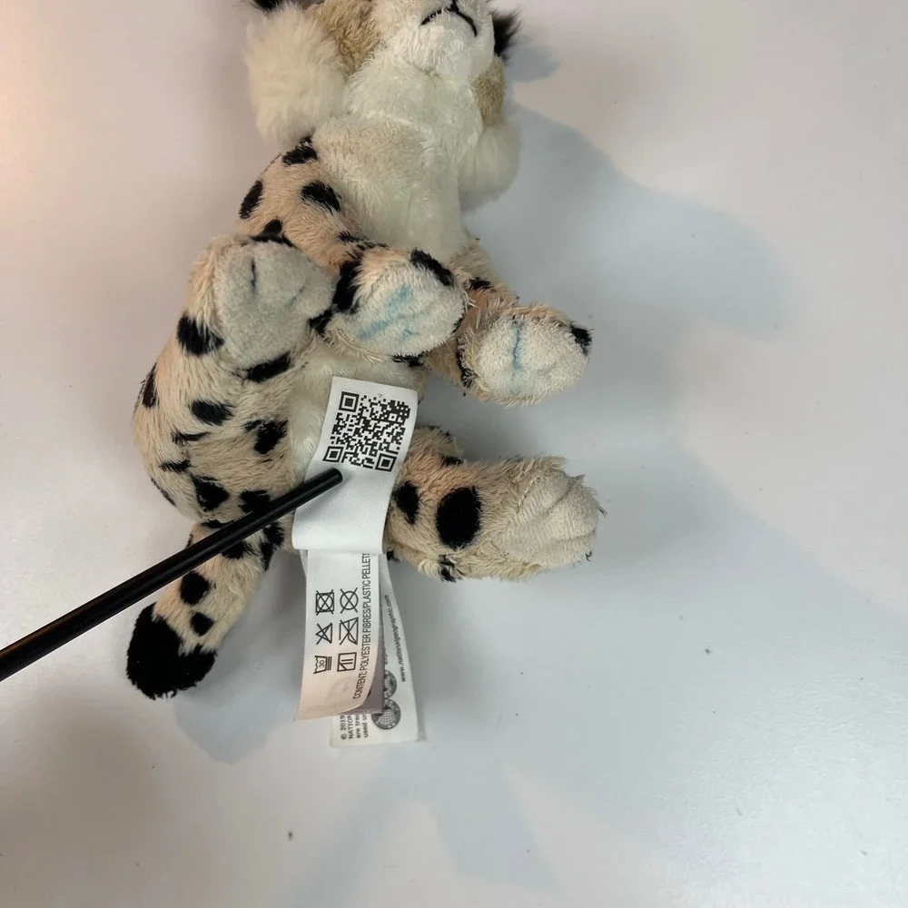 National Geographic Lelly Iberian Lynx Plush Spotted Wild Cat Stuffed Animal 6